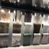Revêtement mural en pierre flexible ultra-mince naturelle, translucide, en onyx et marbre, pour décoration murale, feuille de placage en pierre