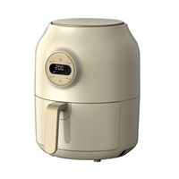 Friteuse à air électrique Vasion 3,5 L sans huile à commande numérique en plastique pour usage domestique, hôtelier et extérieur – Idéale pour frites, poulet, poisson – Économe en énergie