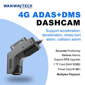 Автомобильный видеорегистратор 4G с ADAS, GPS, передней и задней камерами, Wi-Fi, платформа для управления автопарком и отслеживания для грузовиков, такси и легковых автомобилей - Product Image 2