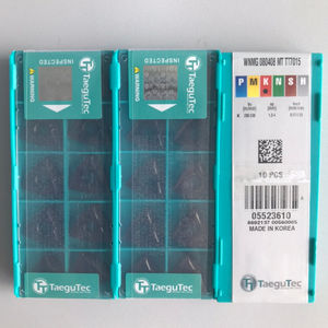เม็ดมีดกลึง WNMG 080408 MT CT7015 ยี่ห้อ Taegutecs สำหรับเครื่องกลึง CNC ขนาดใบมีด 10 มม. ความหนา 1.5 มม. เคลือบ PCD ความแข็ง HRC65 ปรับแต่งได้ตามความต้องการ OEM คาร์ไบด์ - Product Image 3
