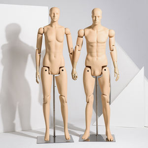 Mannequins d'articulations mobiles de couleur noire de peau masculine complète d'expédition le jour même - Product Image 1