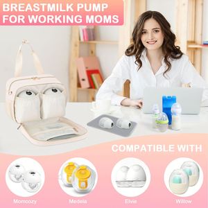 Breastmilk Cooler Bag with Ice Pack Cooler Bag with Ice Pack Portable Insulated Breast Milk Storage Cooler Bag - Product Image 6