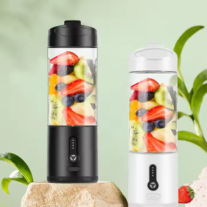 Liquidificador portátil para Shakes e Smoothies- Personal Juicer Electric Protein <span class=keywords><strong>Shaker</strong></span> Bottle, USB-C Recarregável - Product Image 6