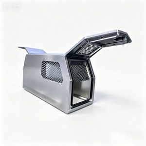 <span class=keywords><strong>Jaula</strong></span> de aluminio de 700 mm <span class=keywords><strong>para</strong></span> perros, tipo caja de camión, adaptable a la plataforma de un Ute o Bakkie con toldo. - Product Image 1