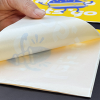 Sac en papier personnalisé, écologique, biodégradable, à double ouverture, résistant à l'huile et à la graisse, pour pain, gaufres, hamburgers et sandwichs