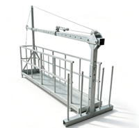 Plateforme de travail suspendue électrique moderne en acier galvanisé WH-SP pour travaux en hauteur extérieure, capacité de charge 630-1000 kg