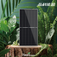 Panel Surya Tiger Neo N-Type HJT PERC 425W 430W 445W Berkualitas Tinggi Bifacial Garansi 25 Tahun dari Produsen, Gudang Eropa