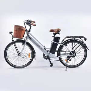 סגסוגת מקלות אופני Suppliers-חשמלי כוח בסיוע ליתיום סוללה אופניים חשמליים 36V אופני הרים 27 מהירות חשמלי רכב