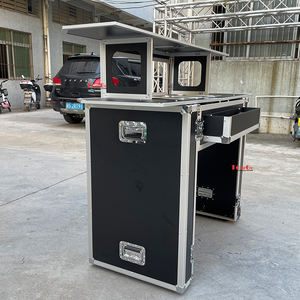 محمول Diy قابلة للطي شريط الكوكتيل حالة الطيران شريط المحمول مع عجلات - Product Image 2