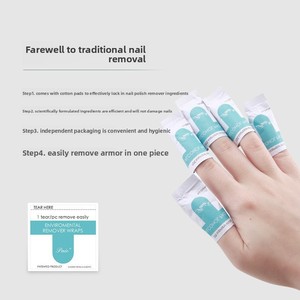 200 lingettes dégraissantes et désinfectantes jetables pour ongles, avec dissolvant de vernis et alcool, pour le nettoyage du nail art - Product Image 3