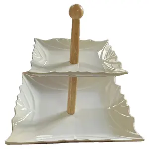 Platters and Serving Ware Cupcake Stand for Wedding Home Ceramic Cake Plate Cake Stand