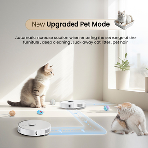 Robot hút bụi tự động AIRROBO 6000Pa, tránh vật cản bằng laser, LDS, siêu âm, lau thảm, lau nước, tự đổ rác, tự sạc - Product Image 4