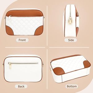 Sac bandoulière matelassé en cuir PU pour <span class=keywords><strong>femme</strong></span>, avec sangle réglable, idéal pour les voyages et les affaires – Grande Vente - Product Image 6
