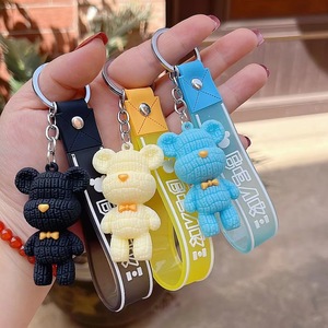 Hot-bán dễ thương phim hoạt hình gấu <span class=keywords><strong>keychain</strong></span> sáng tạo PVC cao su tùy chỉnh 3D <span class=keywords><strong>Keychain</strong></span> logo làm bằng hợp kim kim loại <span class=keywords><strong>Silicone</strong></span> - Product Image 4