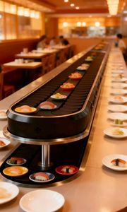 Sistema de Cinta Transportadora Automática Personalizable Shineho para Sushi, Máquina de Sushi para Restaurantes Japoneses de Alta Gama - Product Image 2