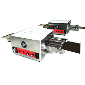 Horno de Pizza Comercial de 12/18/32 Pulgadas a Gas/Eléctrico con Cinta Transportadora, Control por Perilla, 1 Año de Garantía para Panadería - Product Image 2