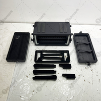 Kkmark Factory Direct Boîte à outils empilable démontable 2U 3U 4U 6U Rack d'amplificateur Flight-case en plastique PE HDPE