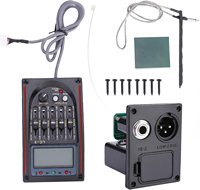 Professional LC5 Guitar Preamp Equalizer with LCD Tuner 5 Band EQ Piezo Pickup System Factory Wholesale Guitar Pickup