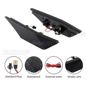 2pcs LED Dynamic Turn Signal <b>Lights</b> Side Marker Repeater <b>Light</b> Indicator Lamp for Honda Civic 10th Gen 2016 2017 2018 2019 2020 - Product Image 2