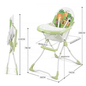 เก้าอี้สูงสำหรับเด็กที่นั่งให้อาหารทารกเก้าอี้สูงพร้อมโต๊ะเก้าอี้ให้อาหารสำหรับทารก - Product Image 5