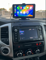Pantalla CarPlay Portátil de 7 Pulgadas, Fácil de Instalar, Inalámbrica, Pantalla Táctil, Fácil Actualización para Autos Antiguos
