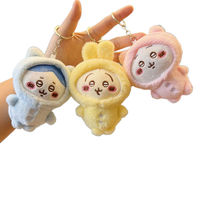 Vente flash : Jouets en peluche, breloque pour sac, poupée mignonne, kawaii, anime, dessin animé, mini peluche douce, porte-clés Chiikawa