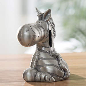 <span class=keywords><strong>Tirelire</strong></span> en métal artisanale en forme de <span class=keywords><strong>cheval</strong></span> de dessin animé - Boîte d'épargne créative, décoration et cadeau de vacances pour enfants - Product Image 1