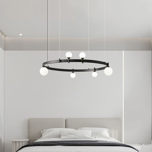 Postmodern Magic Bean Glass Chandelier for Living Room Bedroom <b>Dining</b> Room-Designer Showroom <b>Light</b> Fixture AC Power Source - Product Image 2