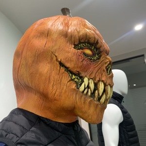 Halloween Scary Face Cover Demon Clown Zombie Pumpkin Máscara de látex repugnante para Halloween Party Props Horror Cosplay - Product Image 4