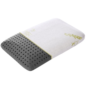 Almohada <span class=keywords><strong>de</strong></span> Espuma Viscoelástica Rina con Perforaciones <span class=keywords><strong>de</strong></span> Flujo <span class=keywords><strong>de</strong></span> Aire para un Sueño Saludable, con Carbón <span class=keywords><strong>de</strong></span> Bambú, Tamaño Estándar - Product Image 1