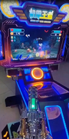Machine de tir d'arcade à monnayeur avec écran 32 pouces, jeu de simulation vidéo pour 2 joueurs, pour adultes avec système de rédemption de tickets