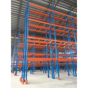 Système de rayonnage à palettes robuste pour le stockage en entrepôt |   Capacité de 3000 kg |   Rayonnage à palettes sélectif avec poutres - Product Image 1