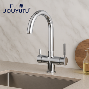 Modern Luxury Direct Drinking <strong>Tap</strong> Deck Mounted <strong>Kitchen</strong> Faucet Ceramic Valve Core Brass Body <strong>Three</strong>-<strong>Way</strong> Sink Pull Flexible <strong>Tap</strong> - Product Image 4