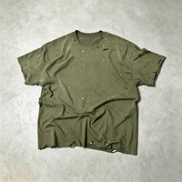 T-shirt personnalisé de haute qualité pour marque de streetwear, logo personnalisé, t-shirt d'été 250 g/m², t-shirt délavé pour marque