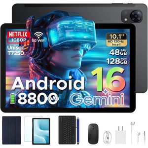Tablette Popux P10 Pro 10,1 pouces Android 16 Écran 120 Hz Batterie 8800 mAh Processeur Octa Core T7250 Stockage 128 Go - Product Image 5