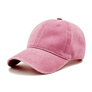Custom Caps Low MOQ 100% Cotton Baseball Cap Custom Logo Embroidery 6 Panel Soft Top Washed Aged Style - Product Image 6