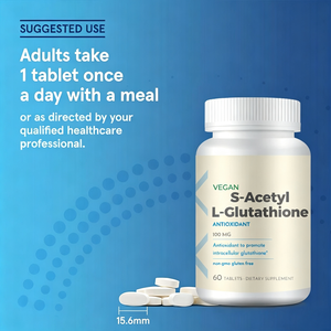 Comprimés de glutathion végétalien personnalisés pour un super blanchiment et une régénération de la peau, comprimés de glutathion 100 mg pour le blanchiment de la peau - Product Image 2
