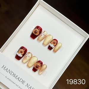 Presse <span class=keywords><strong>de</strong></span> luxe sur les <span class=keywords><strong>ongles</strong></span> populaires <span class=keywords><strong>faux</strong></span> <span class=keywords><strong>ongles</strong></span> artificiels faits à <span class=keywords><strong>la</strong></span> main <span class=keywords><strong>de</strong></span> luxe 3D <span class=keywords><strong>de</strong></span> haute qualité - Product Image 5