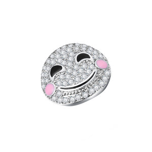 Collar con colgante de cara de Emoji divertido para mujer, regalo de Navidad, joyería de moda - Product Image 3