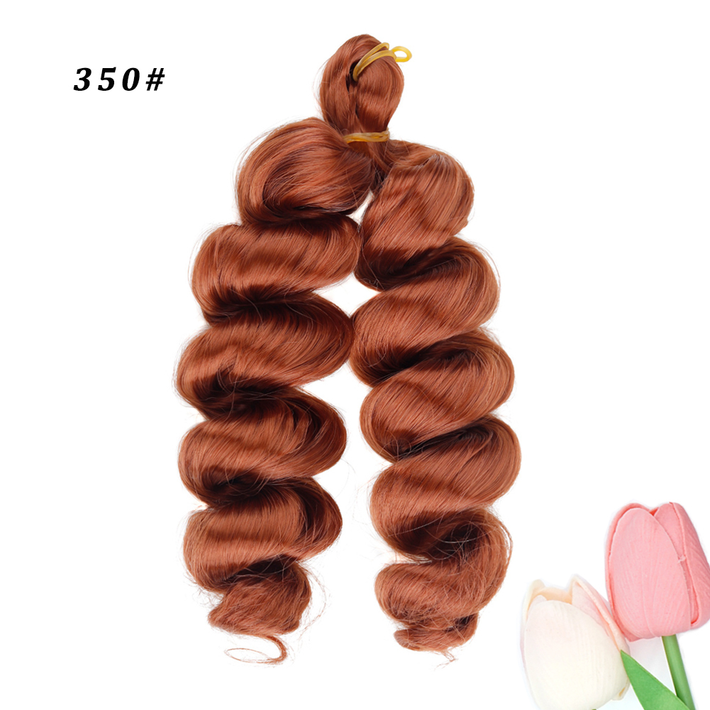 Vast Hair KAMA High Quality 12 Inch Italy Curl Synthetic Fiber Braiding Hair Loose Wave Short Spiral Goddess Braids Women Black Heat thumbnail 2