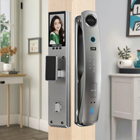 Serrure de porte intelligente Orbita 2026 la plus récente avec reconnaissance faciale 3D, contrôle par application Tuya, contrôle par empreinte digitale, pour porte en bois, usage résidentiel