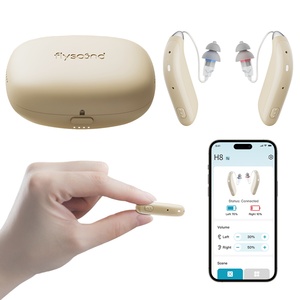 Audífonos Intraauriculares Color Beige 2025, 16/24/32 Canales, Resistentes al Agua, con Ajuste Remoto por Aplicación, para Personas Mayores - Product Image 3