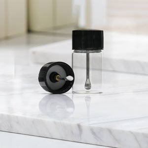 Frascos de Vidrio Borosilicato de Grado Alimenticio y Médico con Tapa de Plástico, Recipientes Herméticos a Prueba de Fugas, Frascos Dispensadores con Cuchara para Polvo - Product Image 2