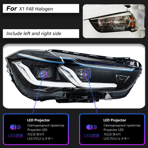 ไฟหน้าขายส่งสำหรับ BMW <span class=keywords><strong>X1</strong></span> F48 ปี 2016-2021 และ F49 ปี 2016-2019 ชุดไฟหน้า LED พร้อมไฟ DRL และไฟเลี้ยวแบบ Sequential - Product Image 6