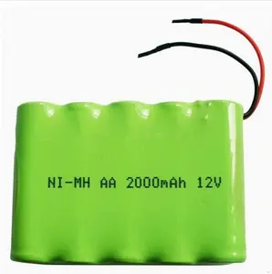 Bộ Pin Sạc Ni-Mh AA 2000Mah 4.8V Có Phích Cắm Cho Đồ Chơi