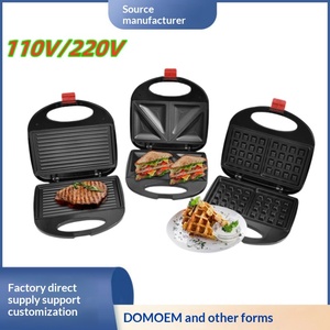 Máquina Eléctrica Multifuncional <span class=keywords><strong>para</strong></span> Hacer Sándwiches, Donuts, Pasteles y Desayunos con Calentamiento y Función <span class=keywords><strong>para</strong></span> Hacer Omelettes, Tamaño Grande - Product Image 2