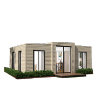 Maison en conteneur extensible Construction intelligente Kit de construction de cabines en bois Maisons en conteneur modernes