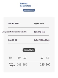 Zapatillas Deportivas de Running con Cordones, Transpirables, Aerodinámicas, con Amortiguación, Tallas Grandes US 13 14 EUR 47 48 - Product Image 6