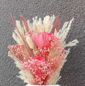 Mini Ramo de Flores Secas Rosadas, Arreglo Floral Seco Natural, Decoración Realista de Larga Duración para Bodas y Manualidades - Product Image 2