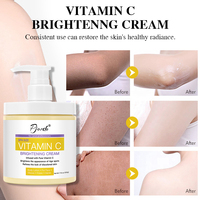 Crème pour le corps éclaircissante personnalisée Pjordo - Lotion éclaircissante douce infusée de vitamine C, curcuma et vitamine E, parfum d'orange